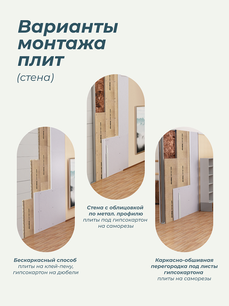 Мягкая древесноволокнистая плита АкустиКНАУФ 12х600х1250 / 6 м2 / 8 плит - фото 10